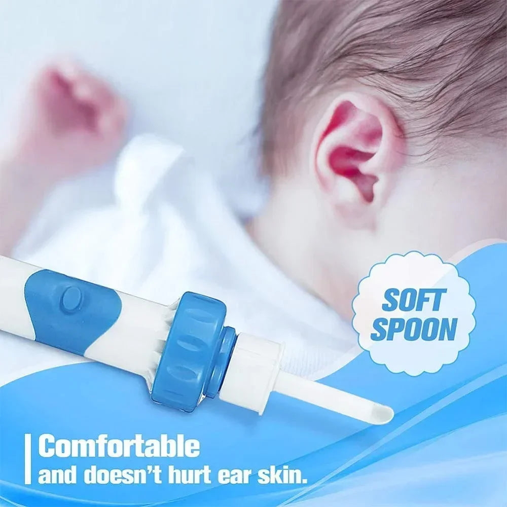 Revolutionary JUSTLANG Cordless Electric Ear Wax Remover - Experience Painless and Safe Ear Cleaning for All Ages